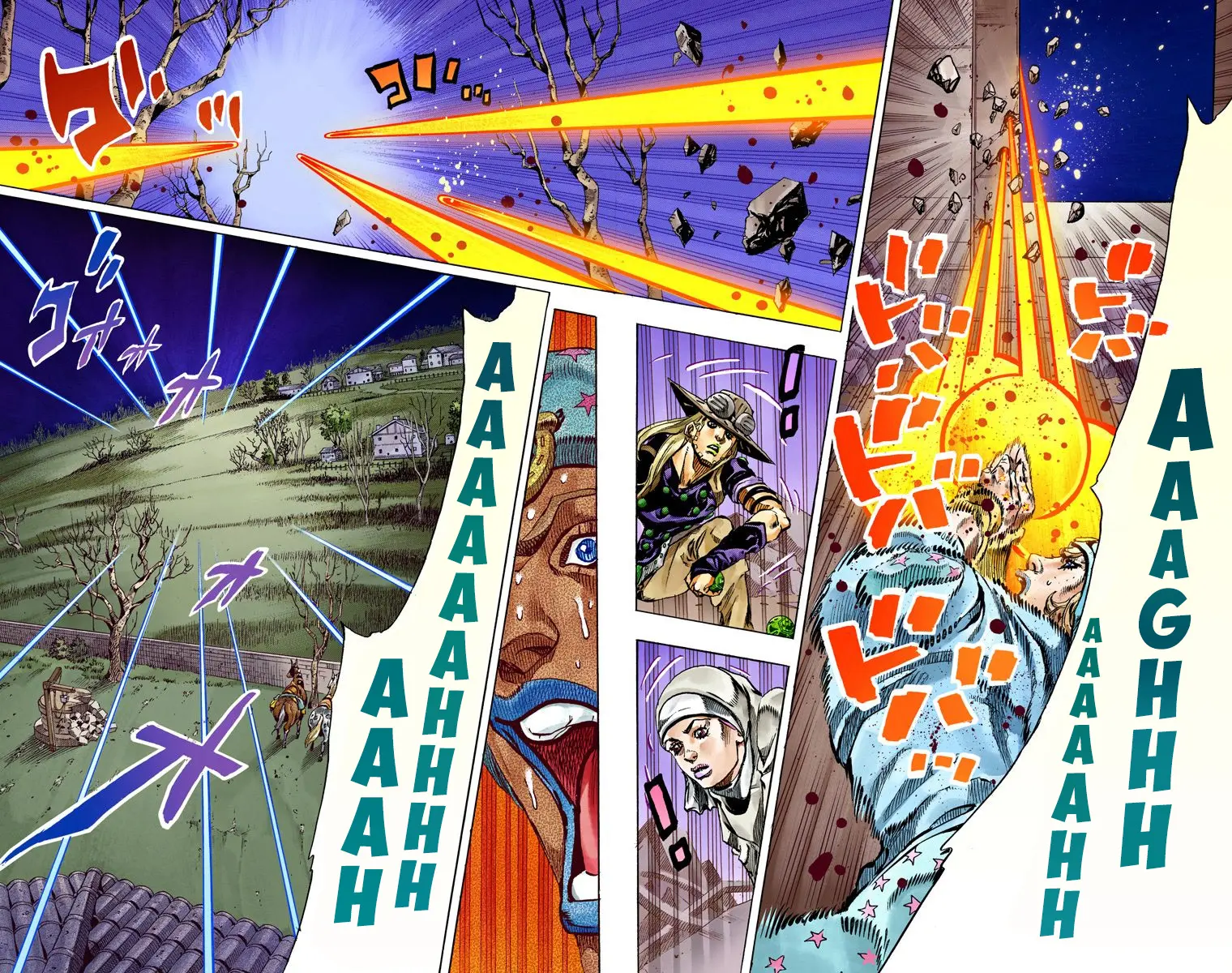 JoJo's Bizarre Adventure Steel Ball Run Colored Manga β Chapter 59 β Page 52