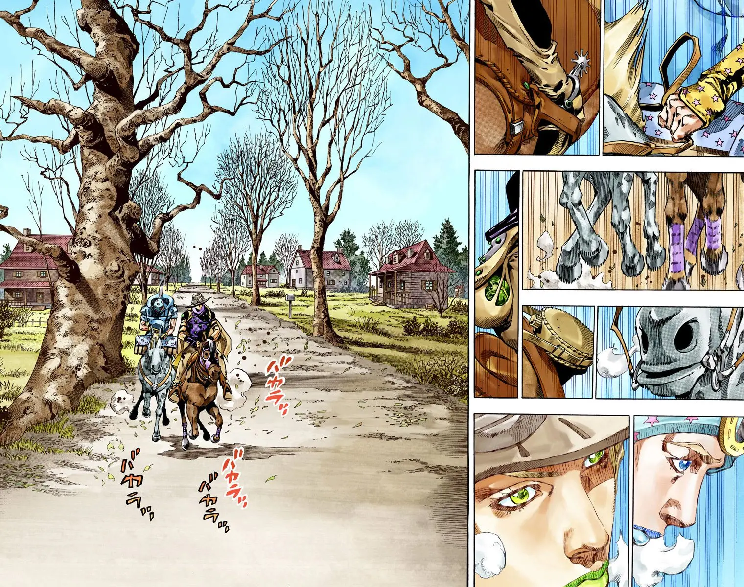 JoJo's Bizarre Adventure Steel Ball Run Colored Manga — Chapter 60 — Page 4