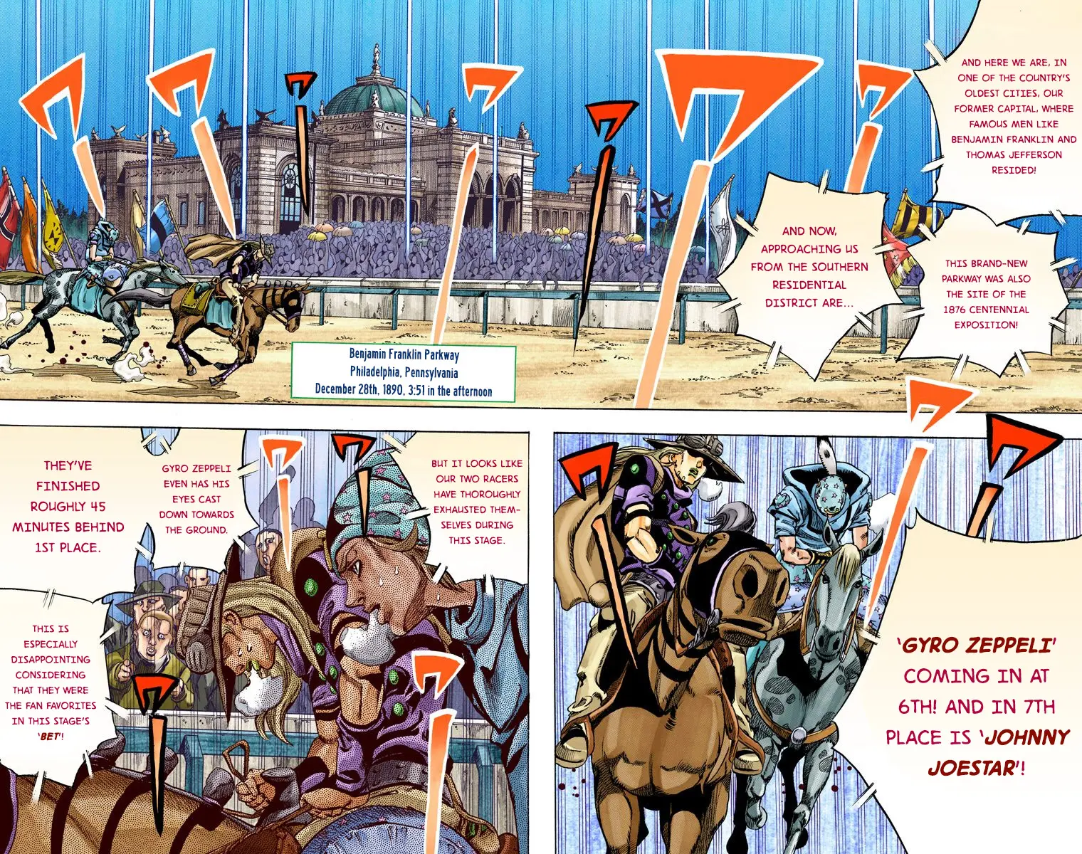 JoJo's Bizarre Adventure Steel Ball Run Colored Manga — Chapter 60 — Page 5