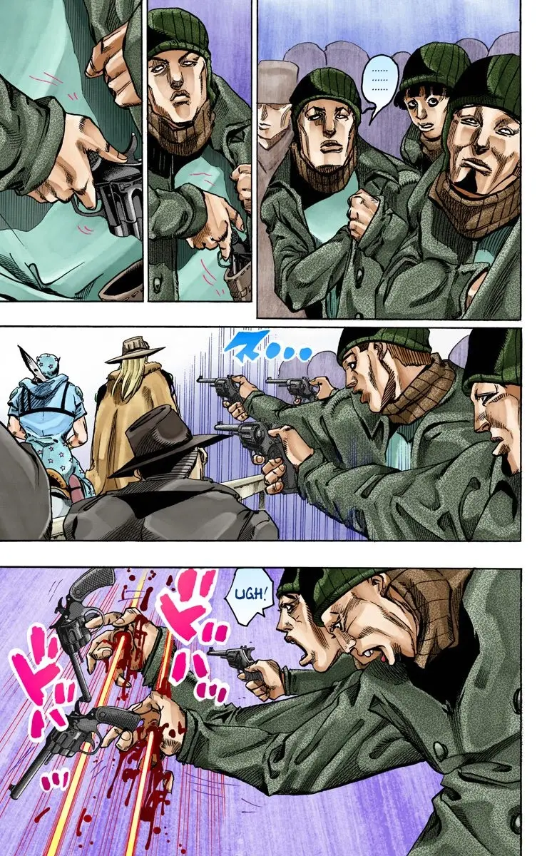 JoJo's Bizarre Adventure Steel Ball Run Colored Manga — Chapter 60 — Page 7