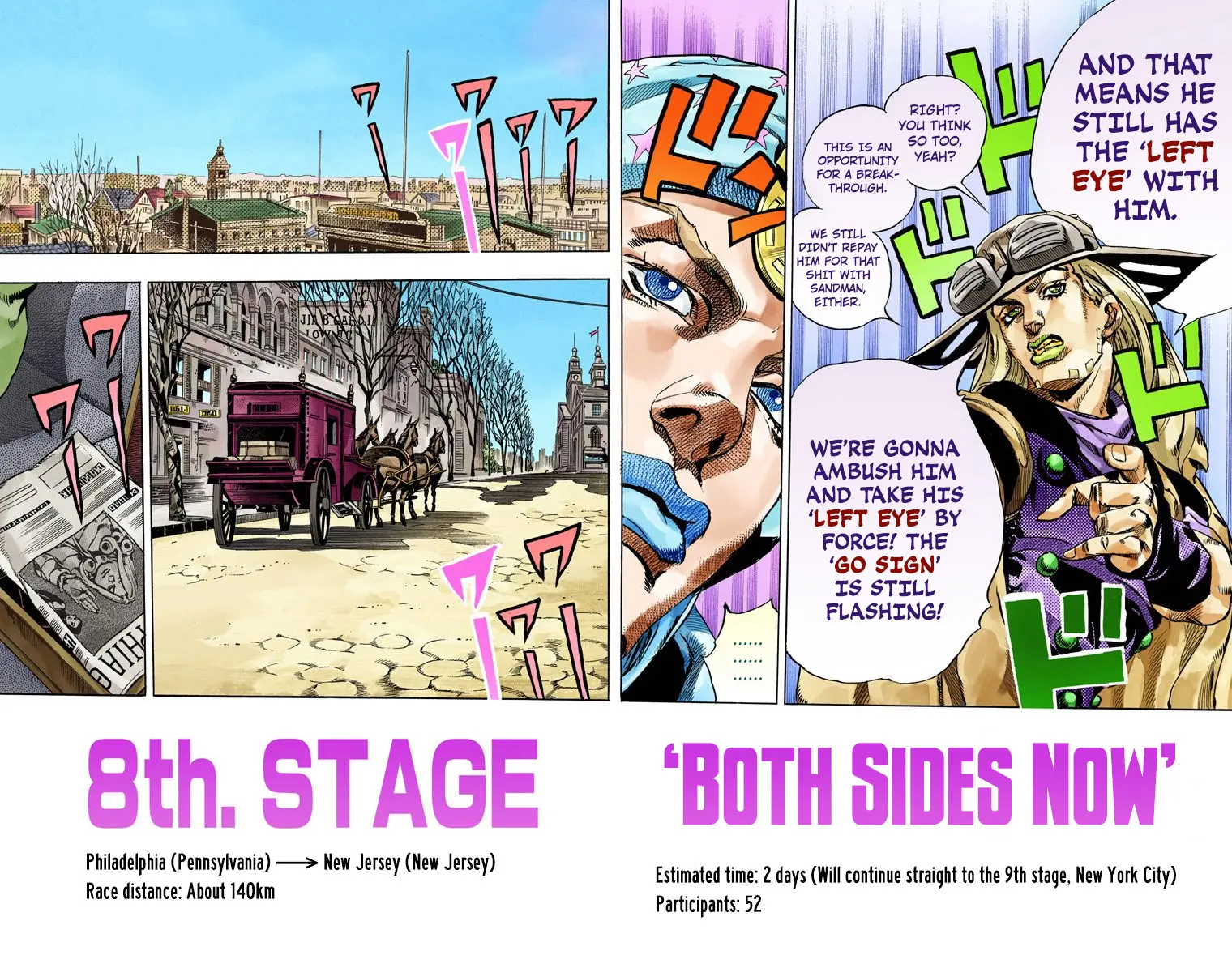 JoJo's Bizarre Adventure Steel Ball Run Colored Manga — Chapter 60 — Page 12