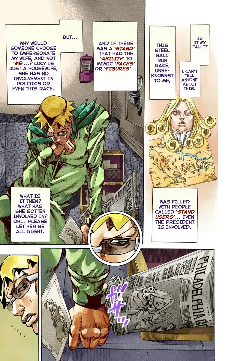 JoJo's Bizarre Adventure Steel Ball Run Colored Manga — Chapter 60 — Page 14
