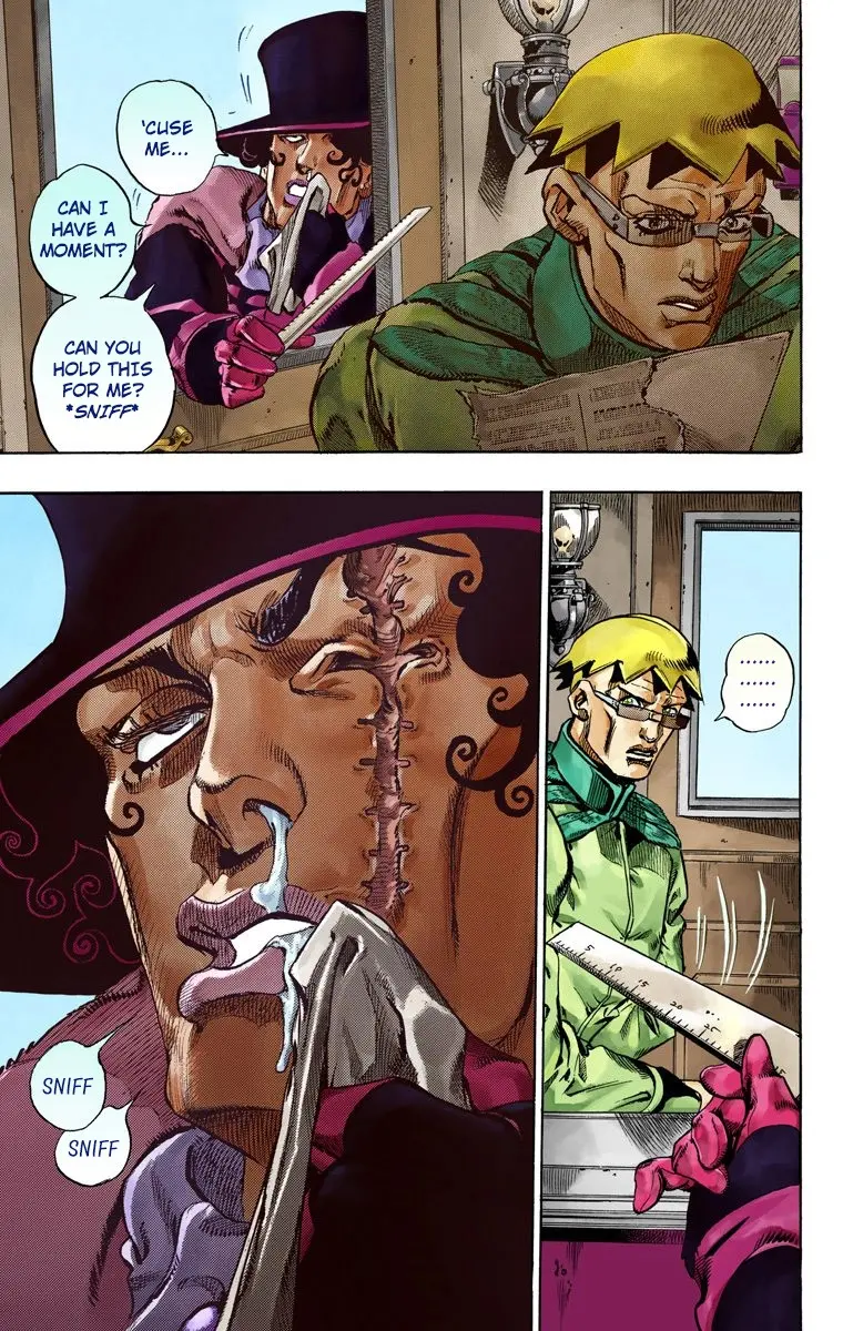 JoJo's Bizarre Adventure Steel Ball Run Colored Manga — Chapter 60 — Page 18