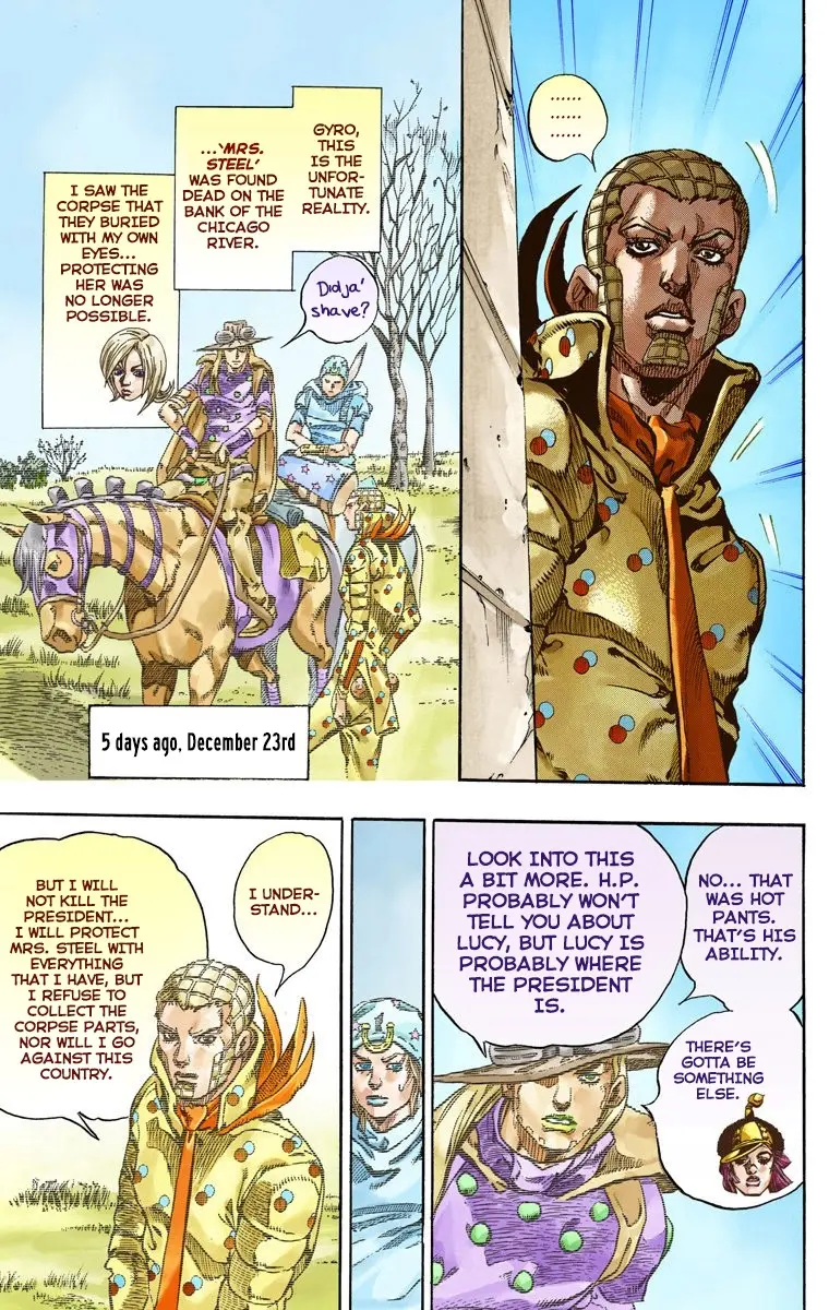 JoJo's Bizarre Adventure Steel Ball Run Colored Manga — Chapter 60 — Page 22