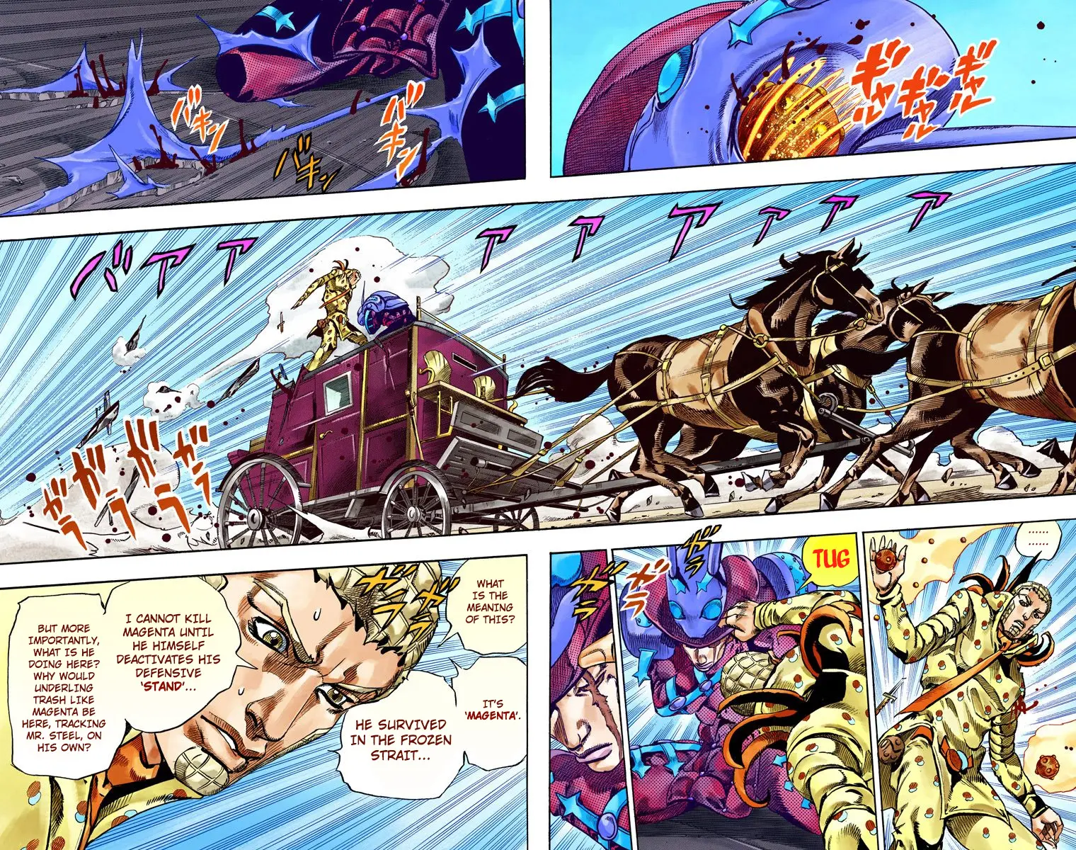 JoJo's Bizarre Adventure Steel Ball Run Colored Manga — Chapter 60 — Page 33