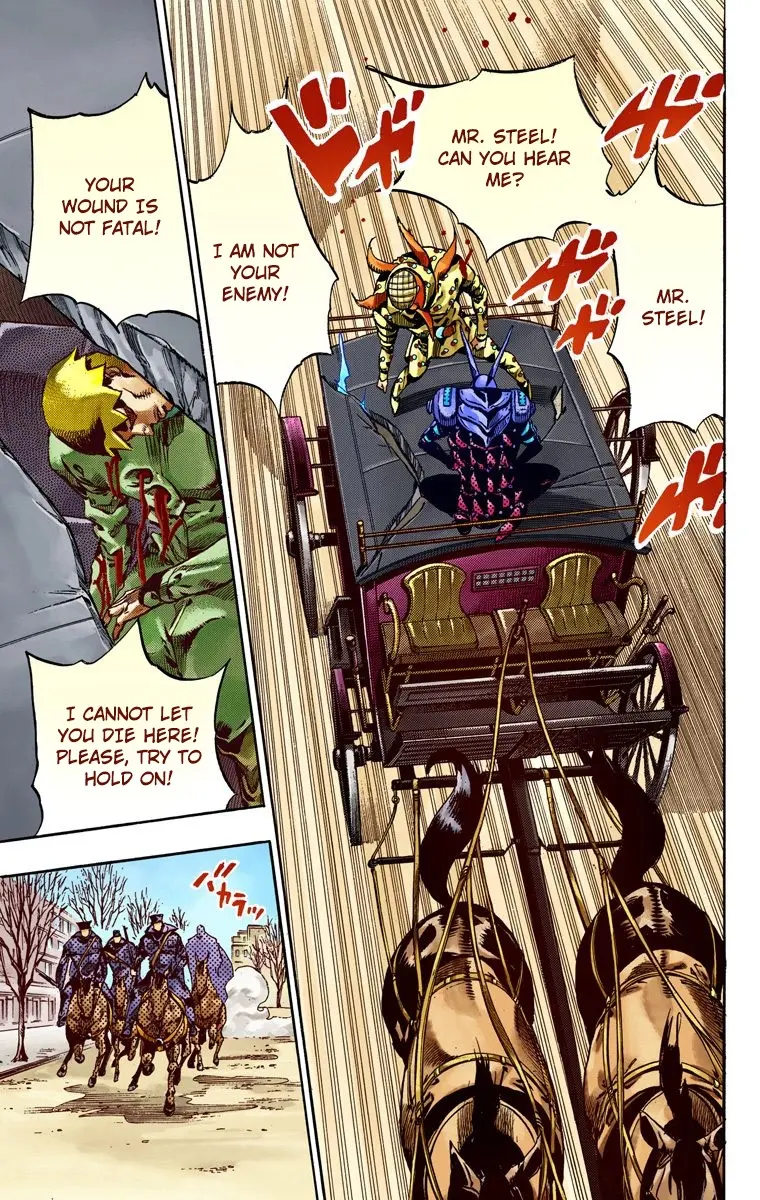 JoJo's Bizarre Adventure Steel Ball Run Colored Manga — Chapter 60 — Page 35
