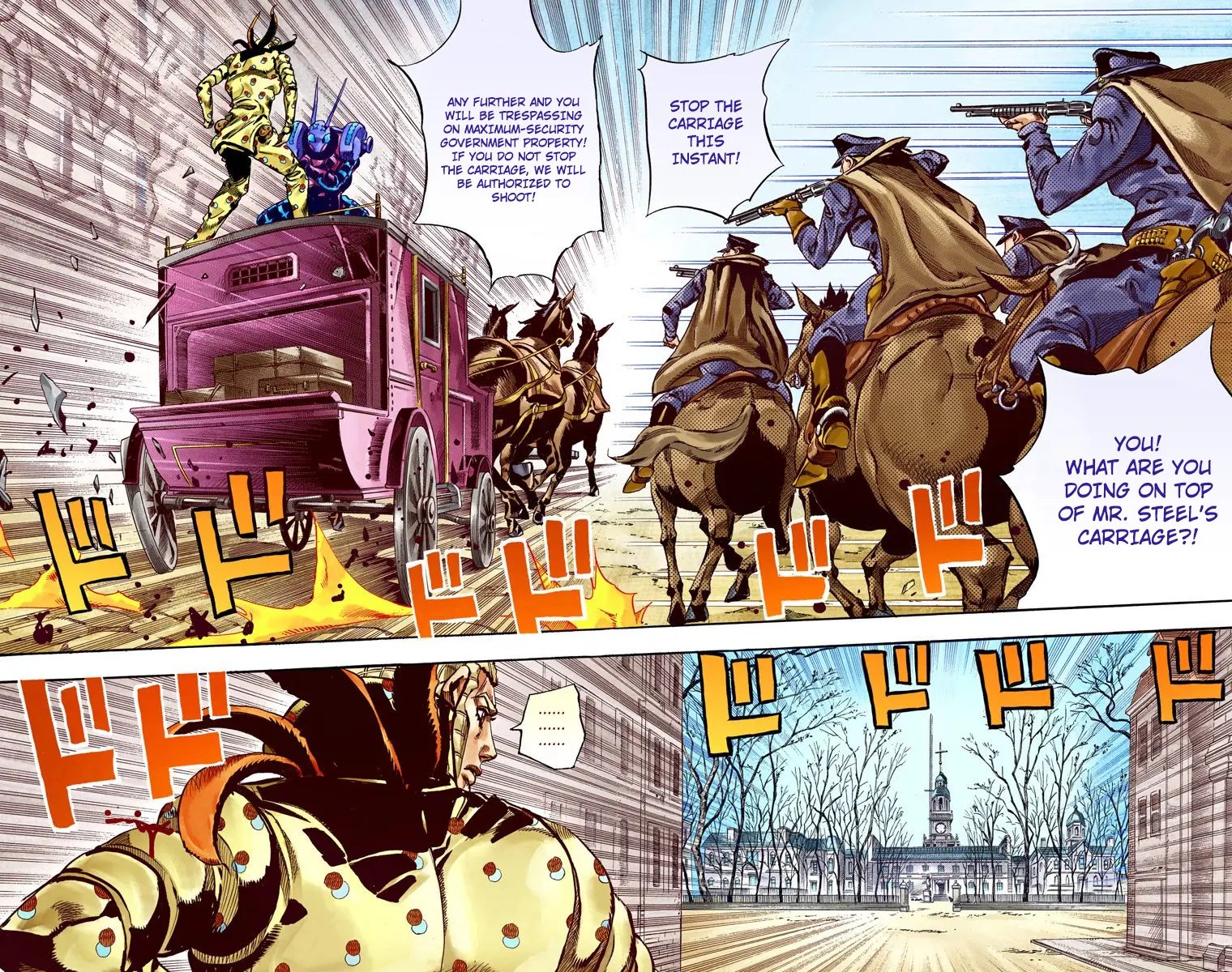 JoJo's Bizarre Adventure Steel Ball Run Colored Manga — Chapter 60 — Page 36
