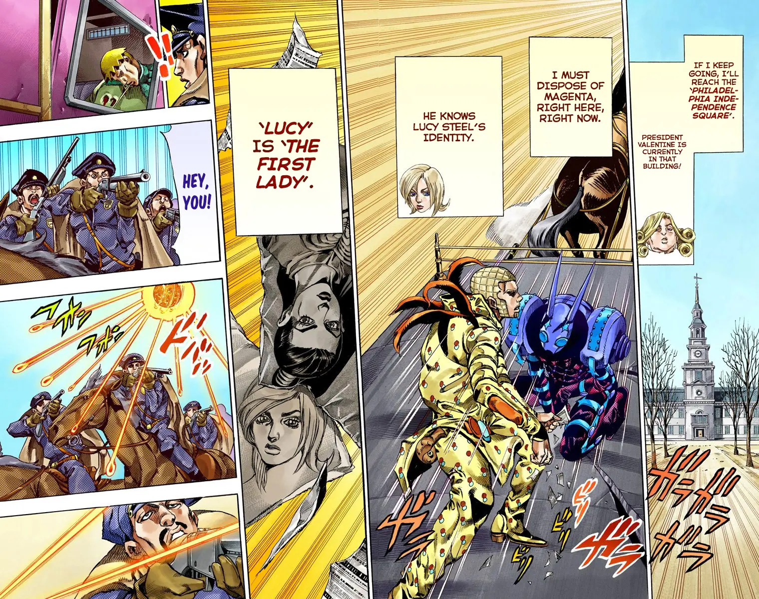 JoJo's Bizarre Adventure Steel Ball Run Colored Manga — Chapter 60 — Page 37