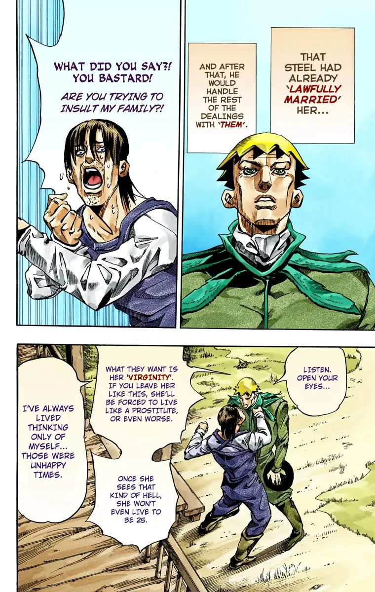 JoJo's Bizarre Adventure Steel Ball Run Colored Manga β Chapter 61 β Page 7