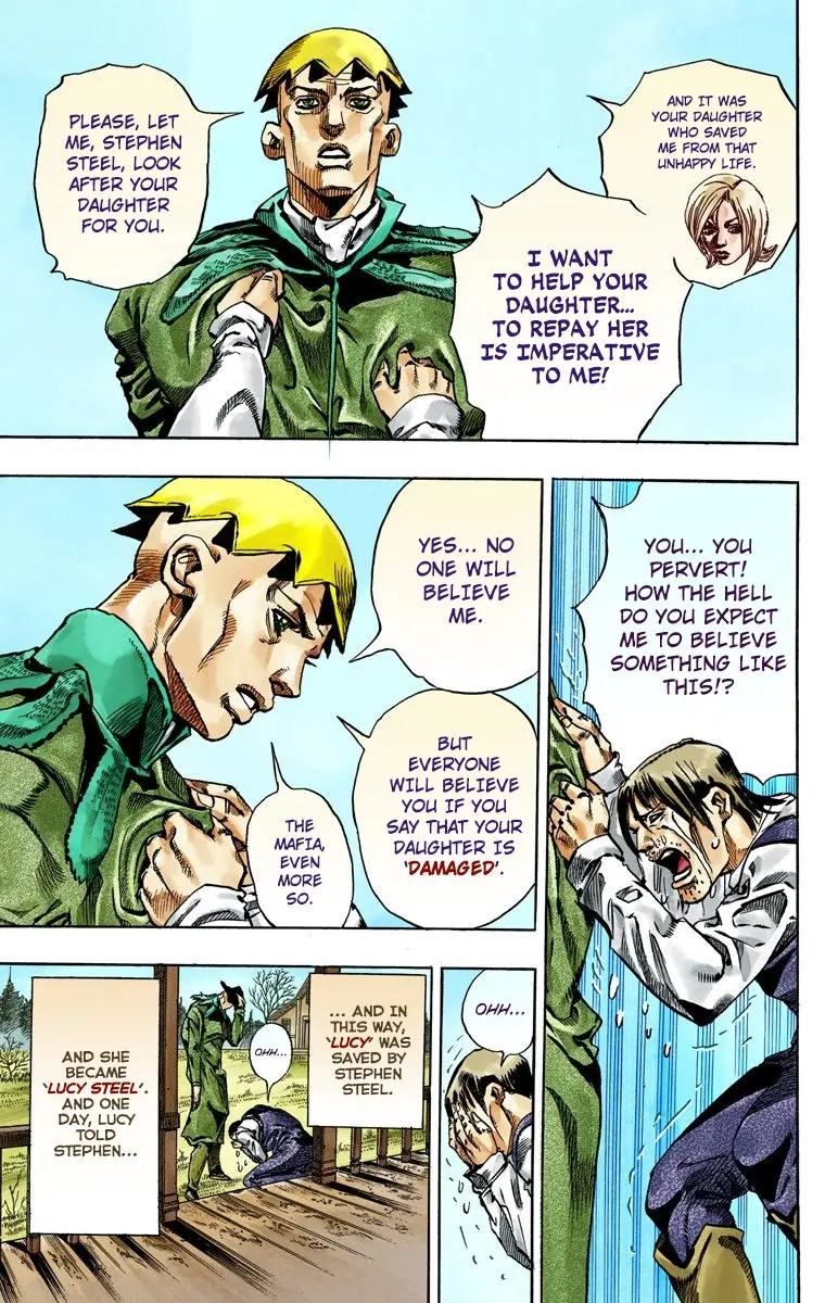 JoJo's Bizarre Adventure Steel Ball Run Colored Manga β Chapter 61 β Page 8