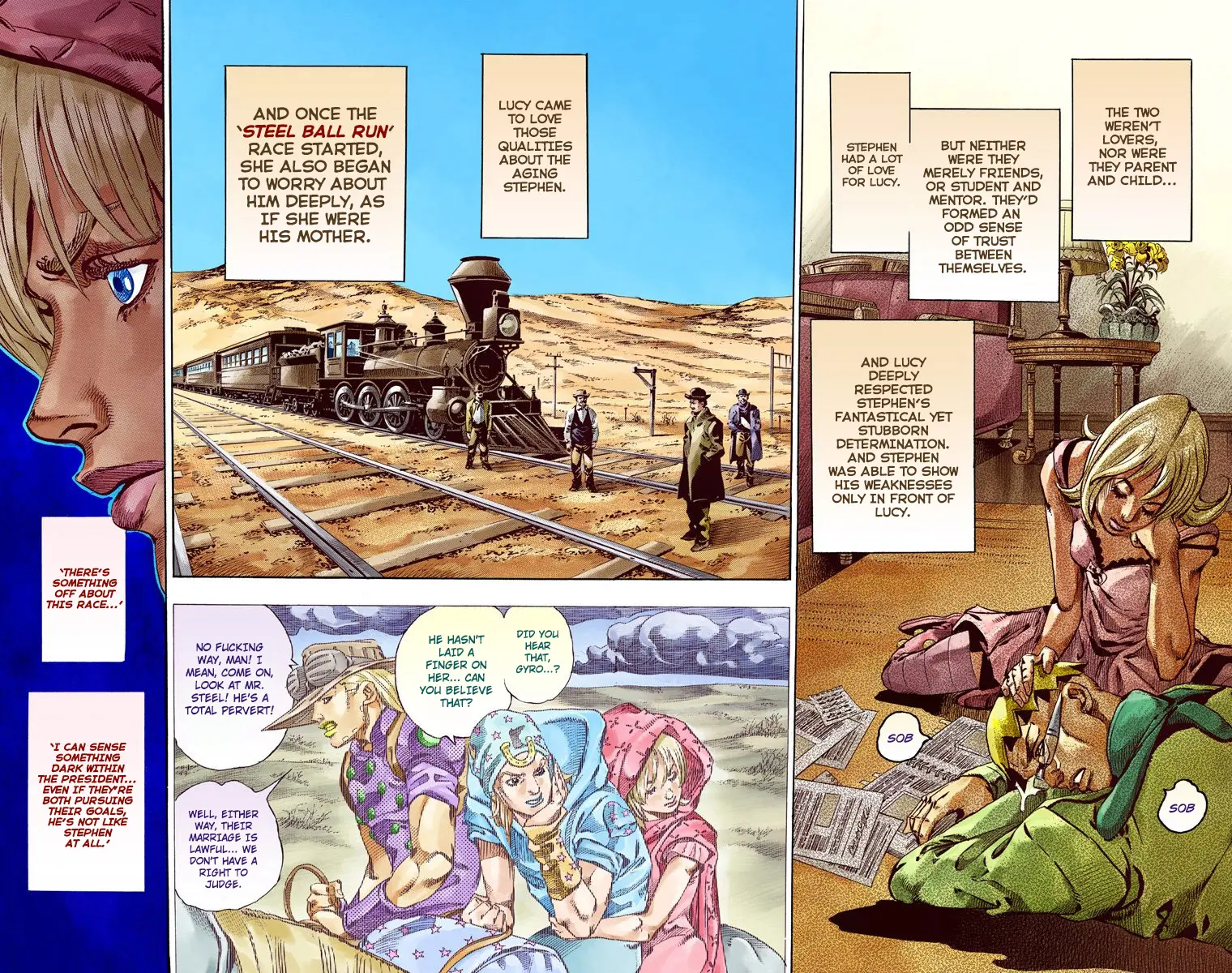 JoJo's Bizarre Adventure Steel Ball Run Colored Manga β Chapter 61 β Page 11