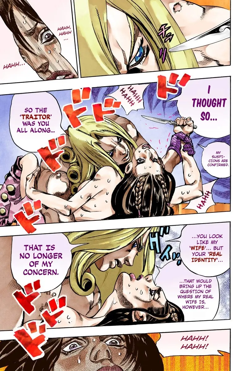 JoJo's Bizarre Adventure Steel Ball Run Colored Manga β Chapter 61 β Page 37