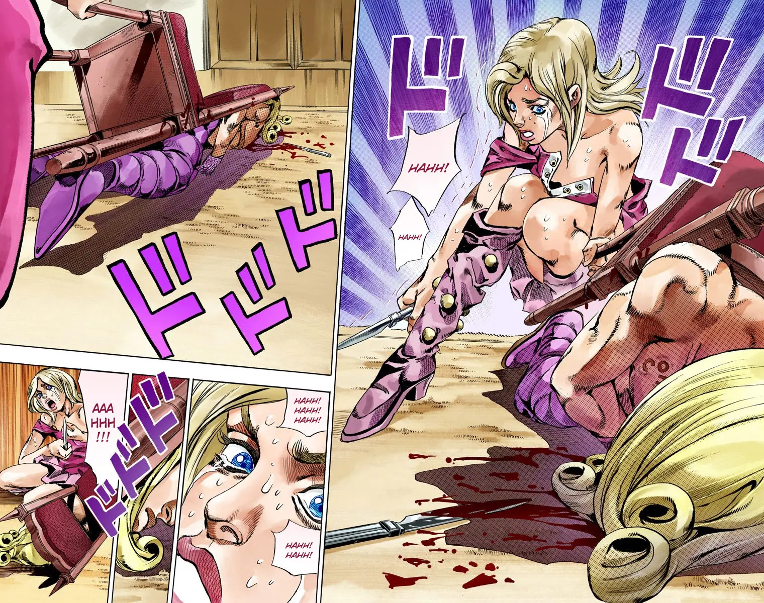 JoJo's Bizarre Adventure Steel Ball Run Colored Manga β Chapter 61 β Page 51