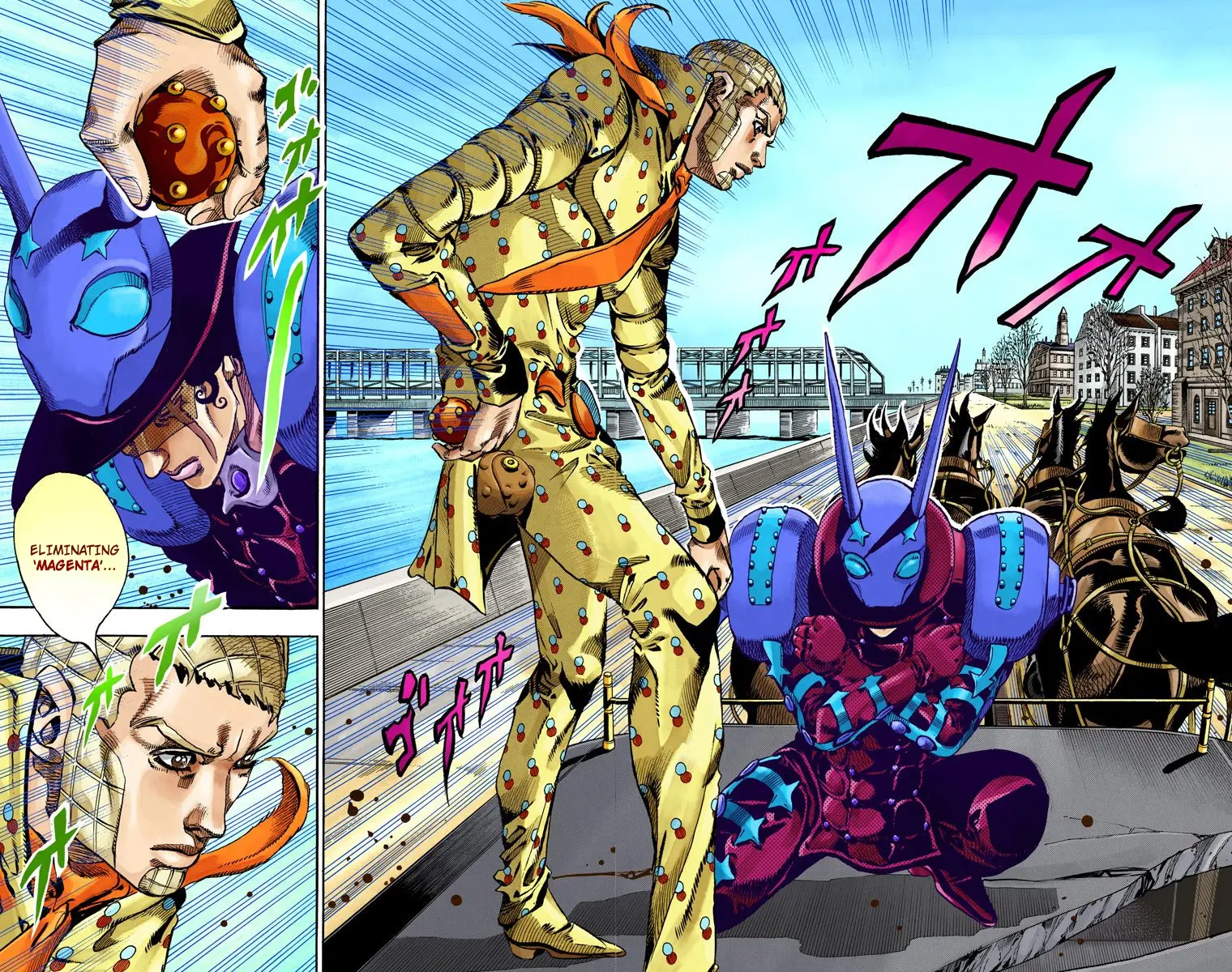 JoJo's Bizarre Adventure Steel Ball Run Colored Manga β Chapter 62 β Page 32