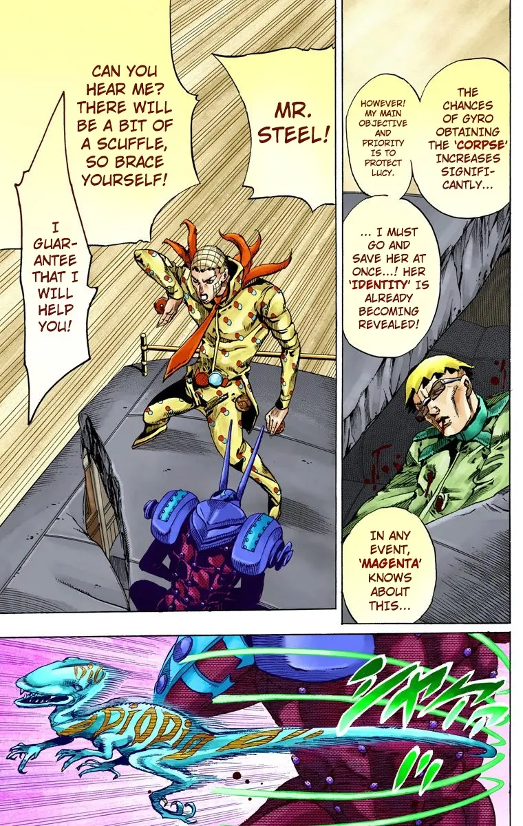 JoJo's Bizarre Adventure Steel Ball Run Colored Manga β Chapter 62 β Page 34
