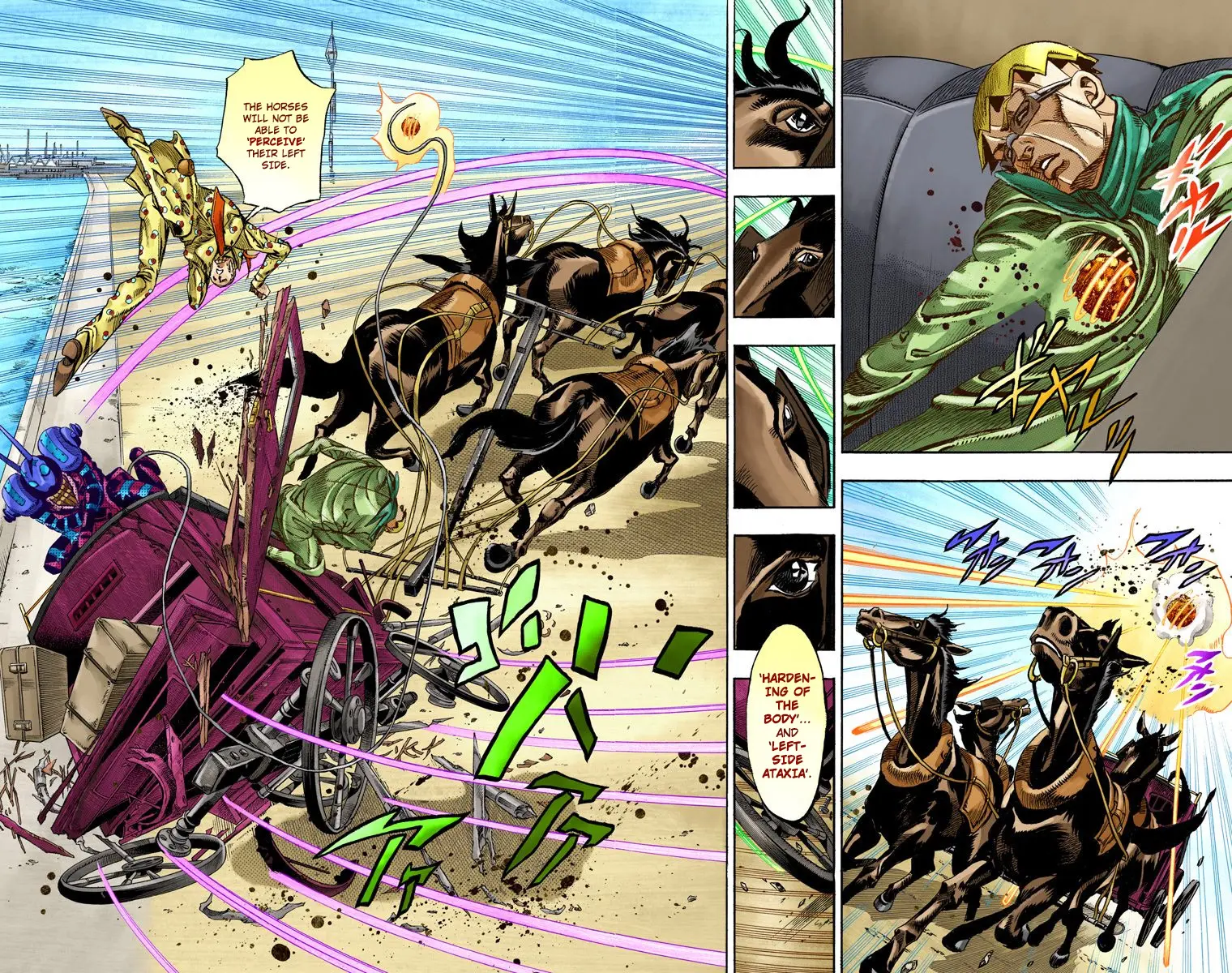 JoJo's Bizarre Adventure Steel Ball Run Colored Manga β Chapter 62 β Page 38