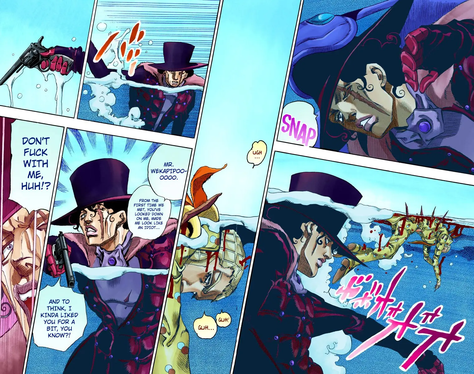 JoJo's Bizarre Adventure Steel Ball Run Colored Manga β Chapter 62 β Page 42