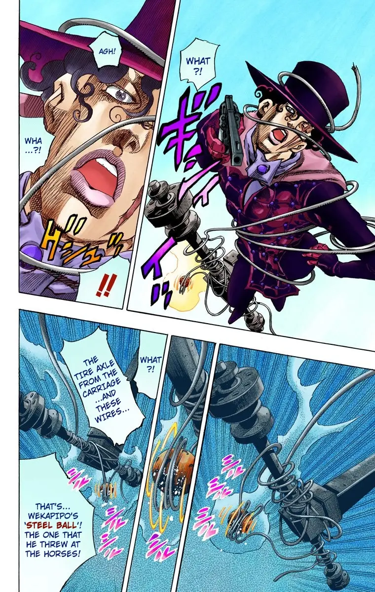 JoJo's Bizarre Adventure Steel Ball Run Colored Manga β Chapter 62 β Page 45