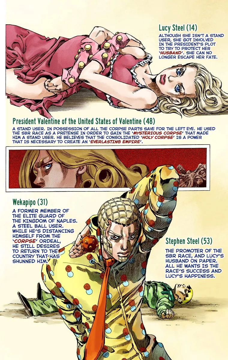 JoJo's Bizarre Adventure Steel Ball Run Colored Manga — Chapter 64 — Page 4