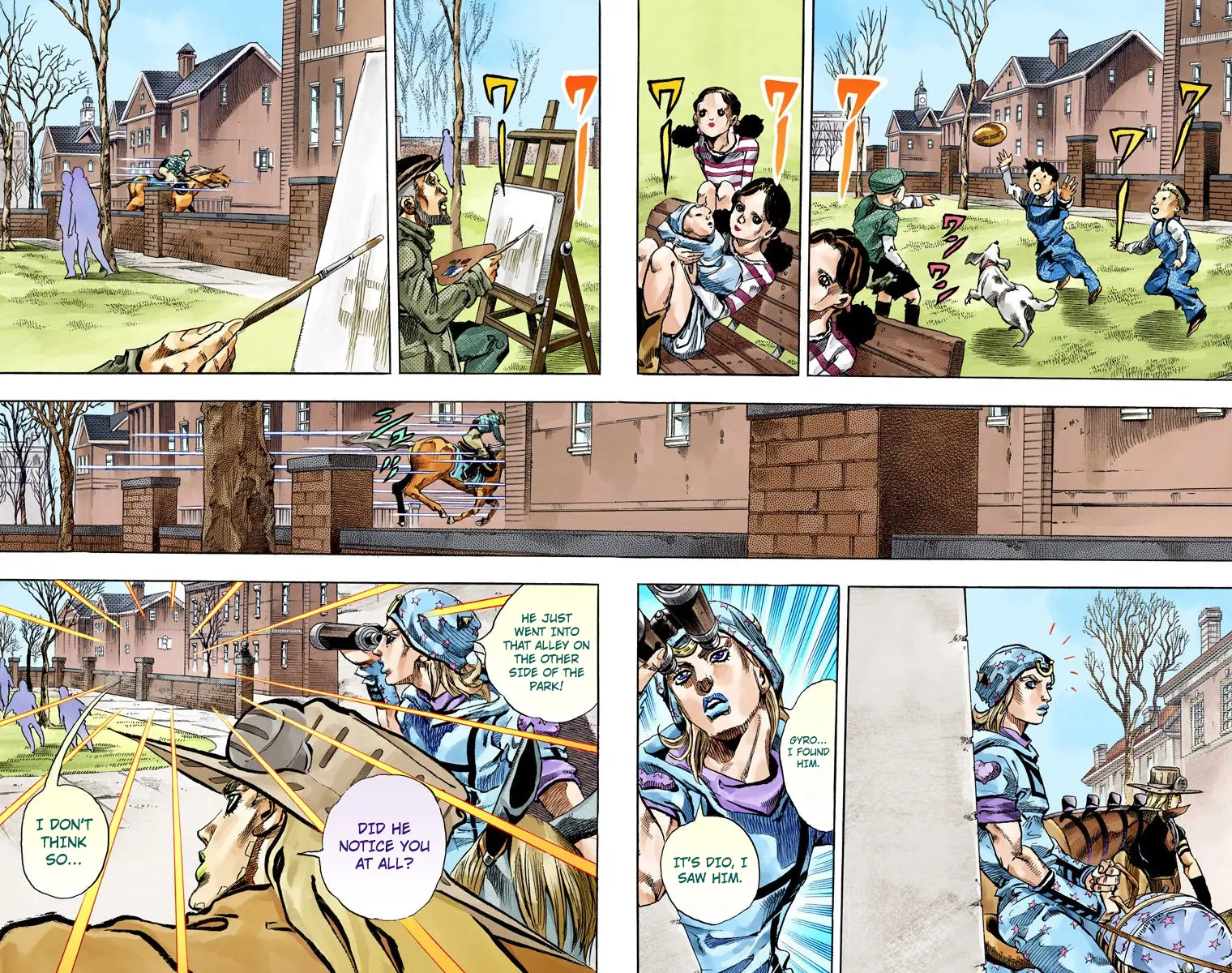 JoJo's Bizarre Adventure Steel Ball Run Colored Manga — Chapter 64 — Page 11