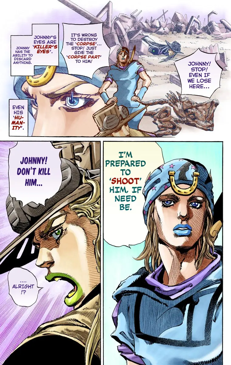 JoJo's Bizarre Adventure Steel Ball Run Colored Manga — Chapter 64 — Page 15