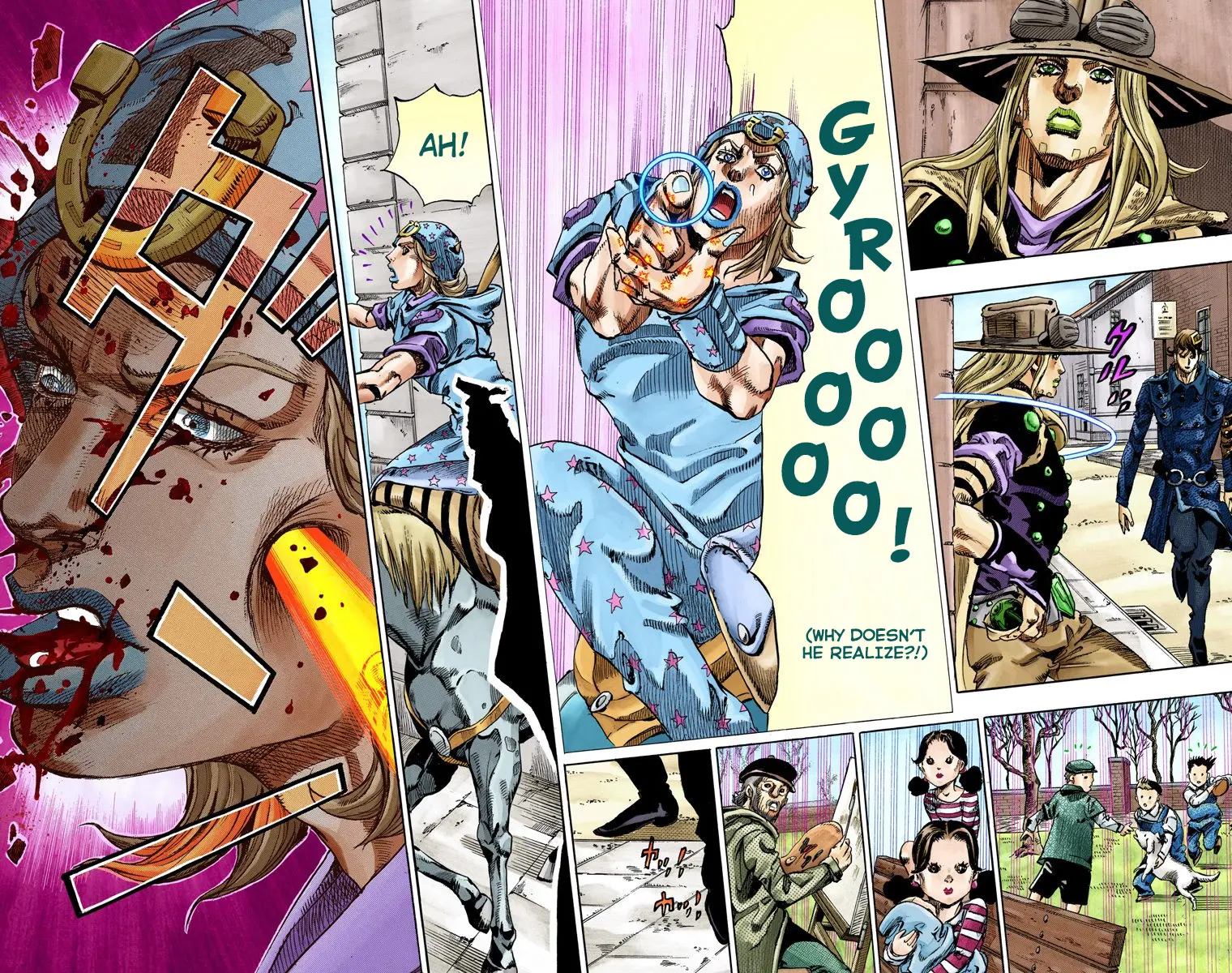 JoJo's Bizarre Adventure Steel Ball Run Colored Manga — Chapter 64 — Page 25