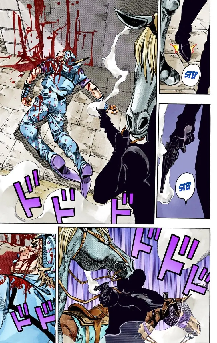 JoJo's Bizarre Adventure Steel Ball Run Colored Manga β Chapter 65 β Page 7