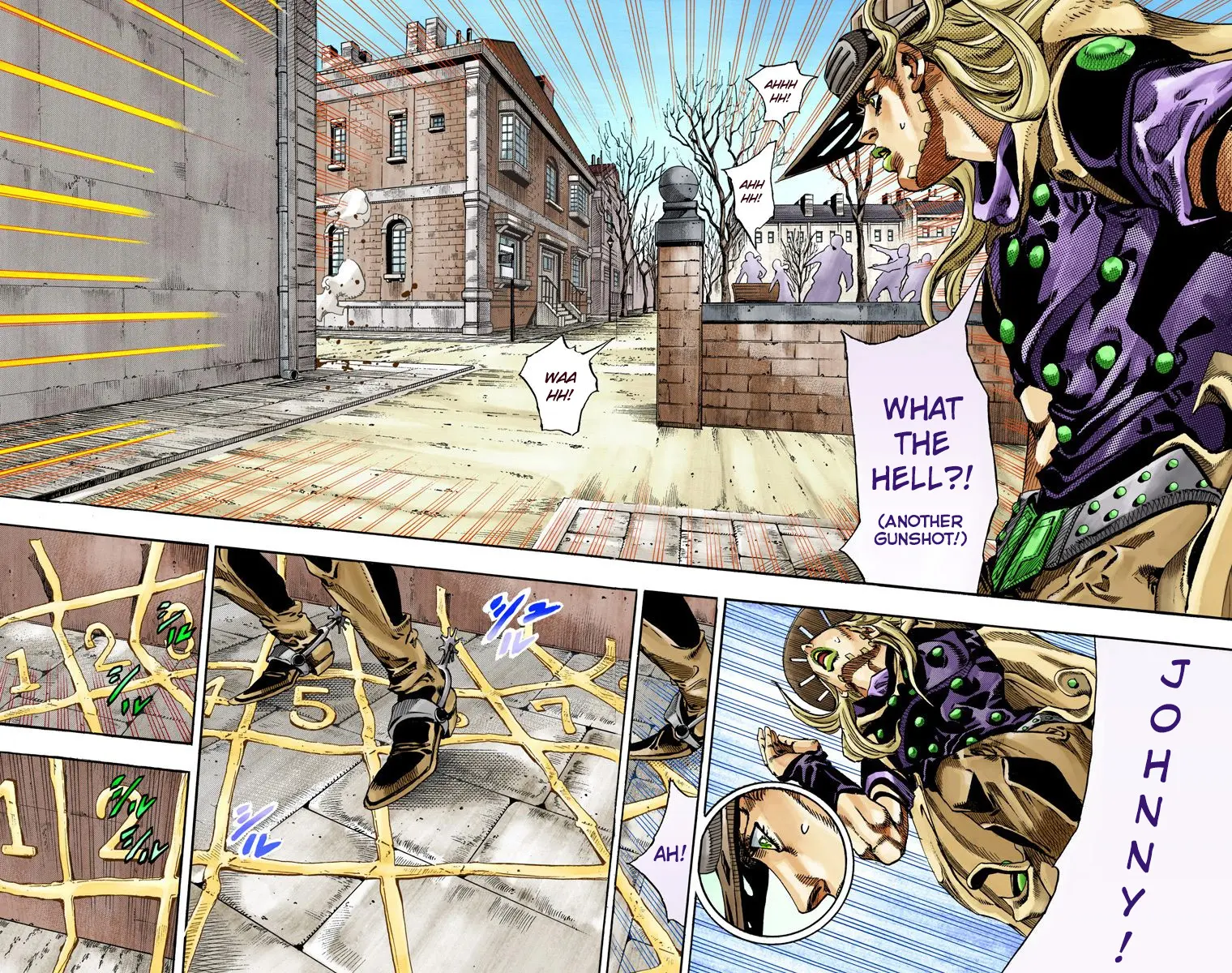 JoJo's Bizarre Adventure Steel Ball Run Colored Manga β Chapter 65 β Page 12