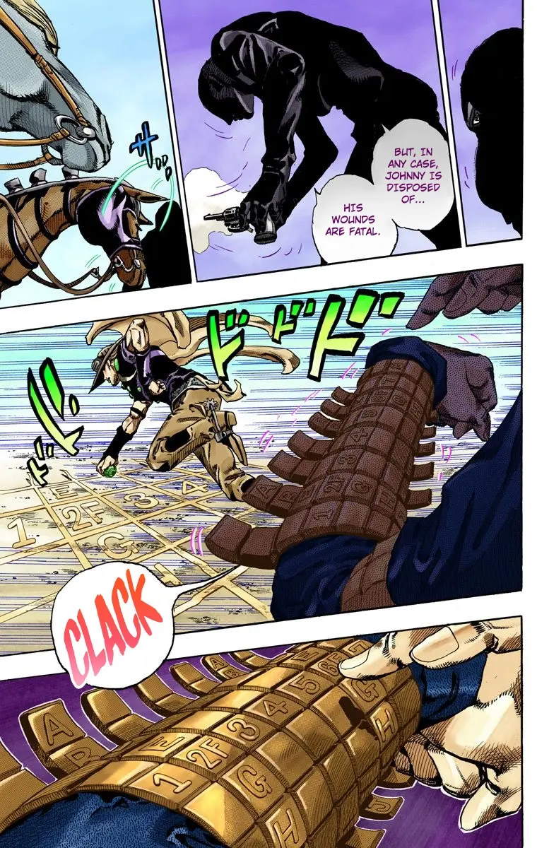 JoJo's Bizarre Adventure Steel Ball Run Colored Manga β Chapter 65 β Page 17