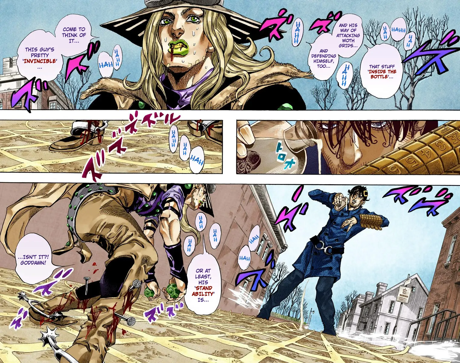 JoJo's Bizarre Adventure Steel Ball Run Colored Manga β Chapter 66 β Page 3