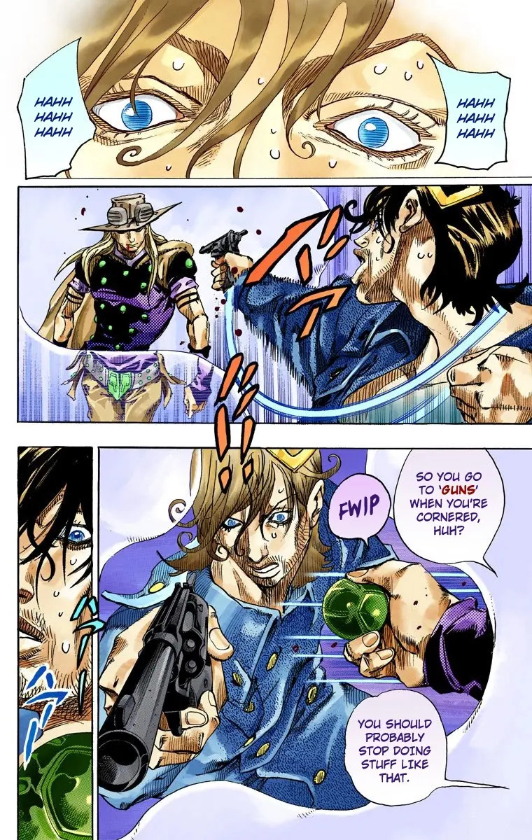 JoJo's Bizarre Adventure Steel Ball Run Colored Manga β Chapter 66 β Page 17