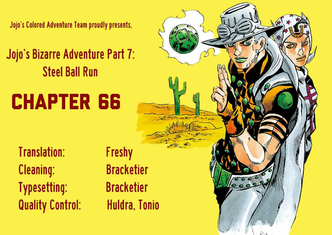 JoJo's Bizarre Adventure Steel Ball Run Colored Manga β Chapter 66 β Page 40