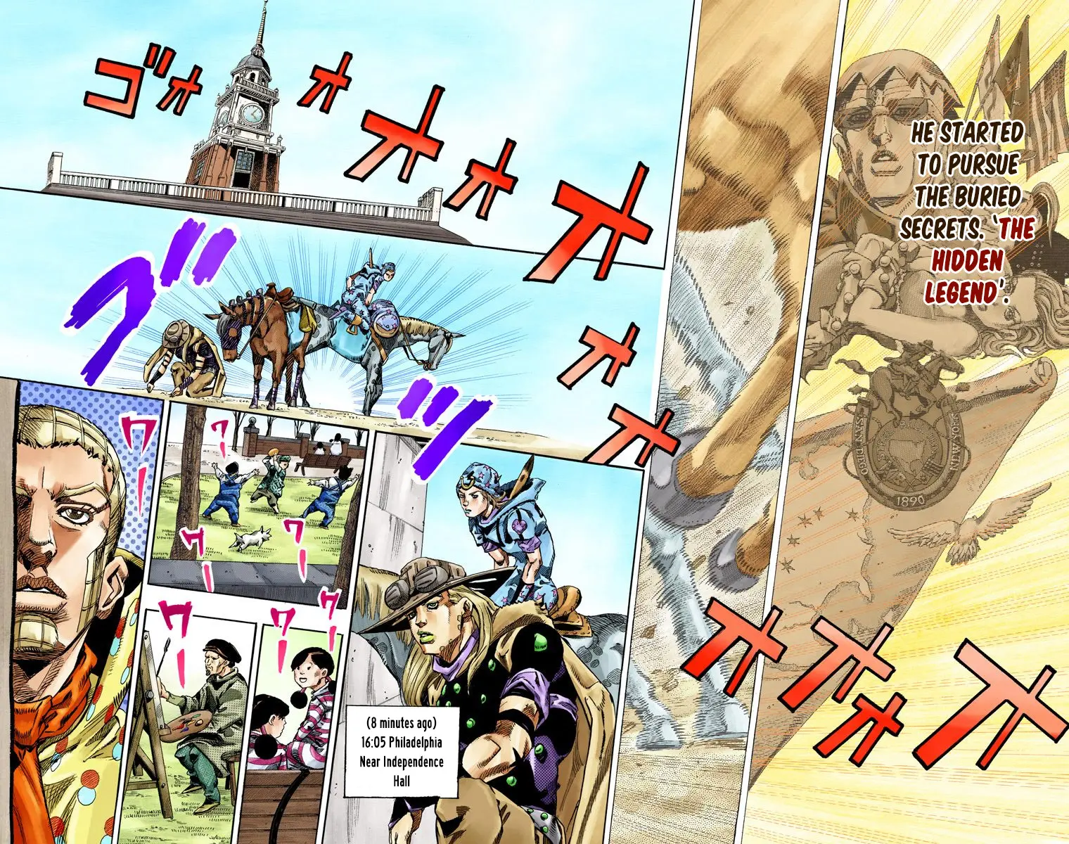 JoJo's Bizarre Adventure Steel Ball Run Colored Manga β Chapter 67 β Page 15
