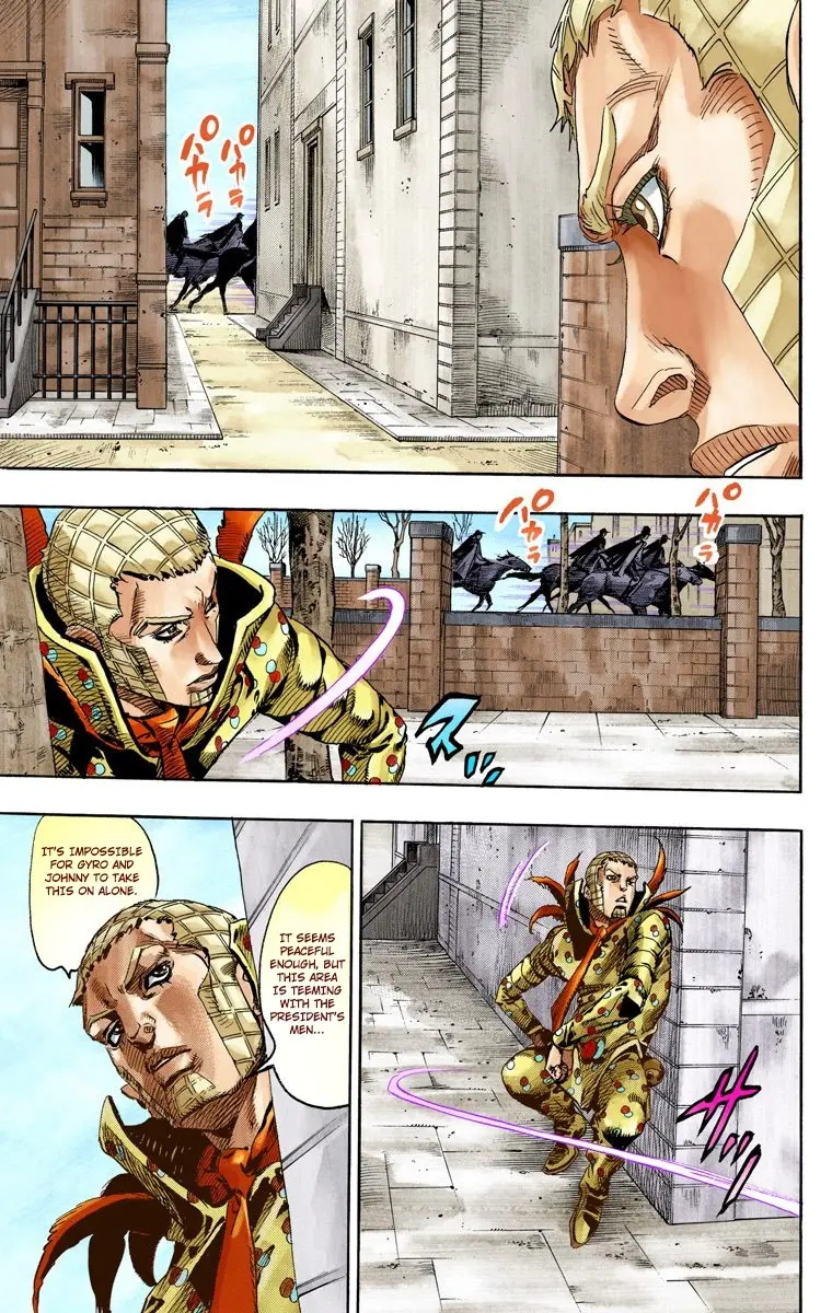 JoJo's Bizarre Adventure Steel Ball Run Colored Manga β Chapter 67 β Page 17