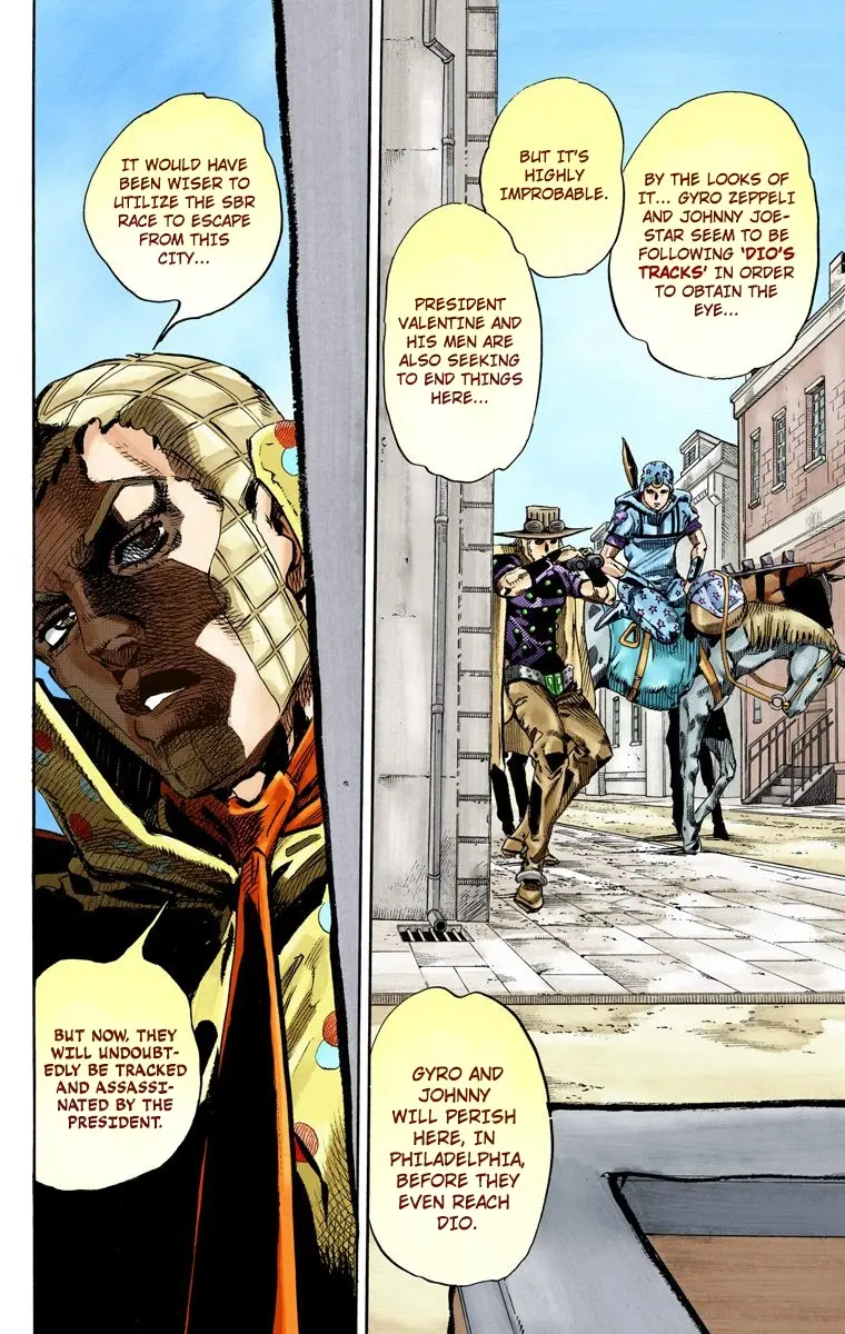 JoJo's Bizarre Adventure Steel Ball Run Colored Manga β Chapter 67 β Page 18