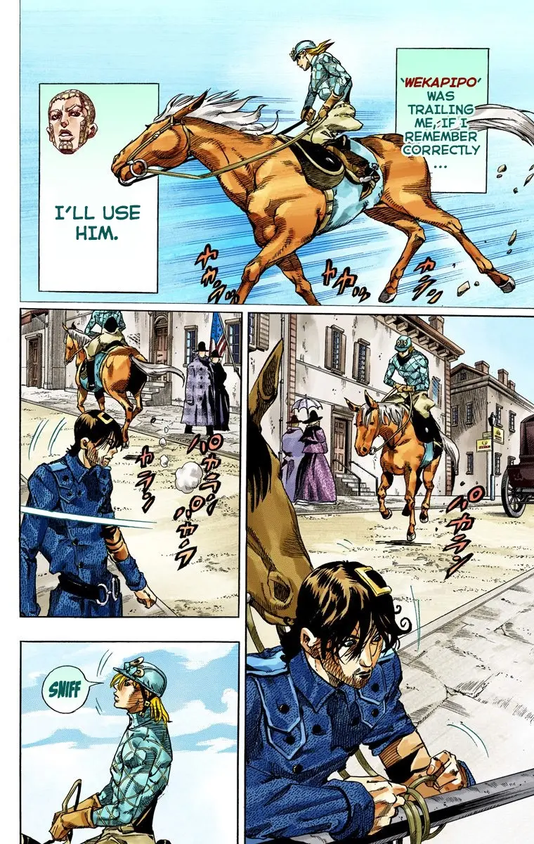 JoJo's Bizarre Adventure Steel Ball Run Colored Manga β Chapter 68 β Page 9