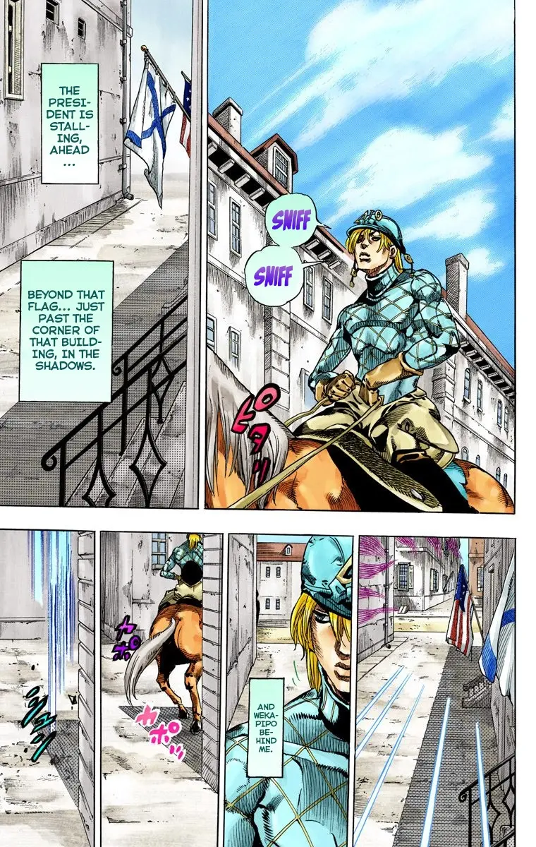 JoJo's Bizarre Adventure Steel Ball Run Colored Manga β Chapter 68 β Page 10