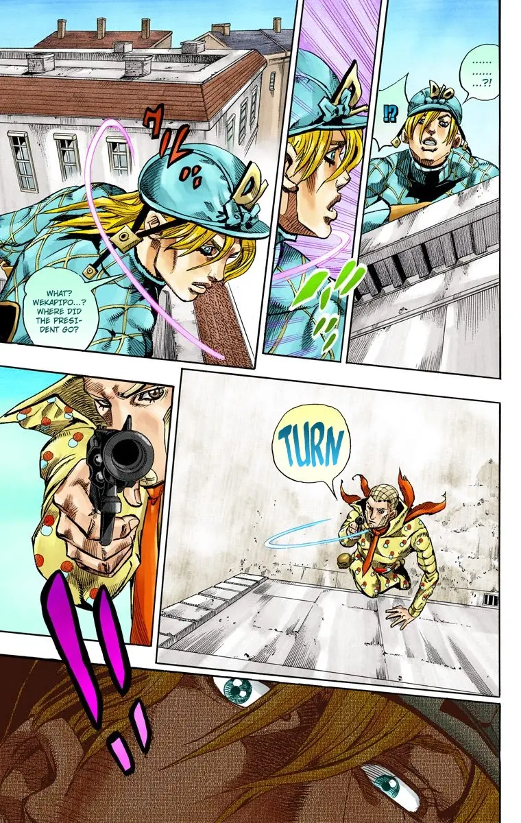 JoJo's Bizarre Adventure Steel Ball Run Colored Manga β Chapter 68 β Page 14