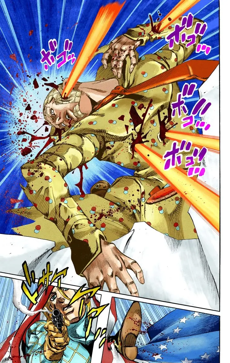 JoJo's Bizarre Adventure Steel Ball Run Colored Manga β Chapter 68 β Page 17
