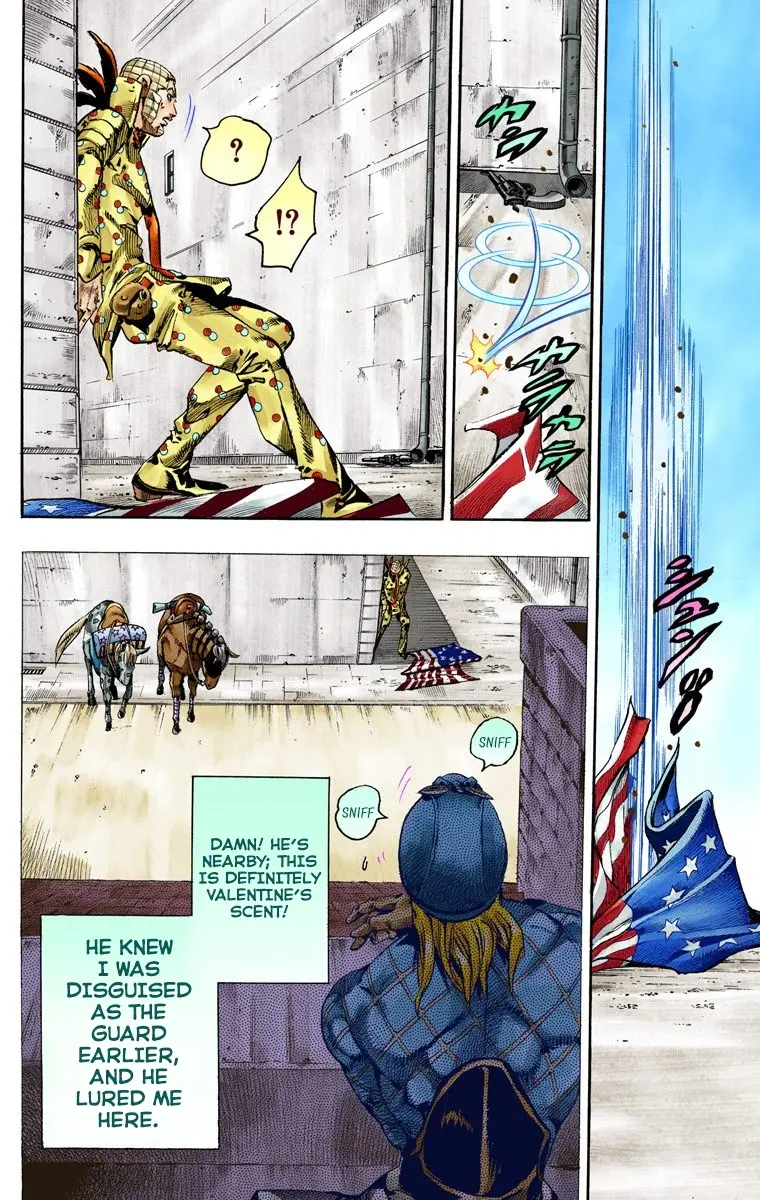 JoJo's Bizarre Adventure Steel Ball Run Colored Manga β Chapter 68 β Page 21