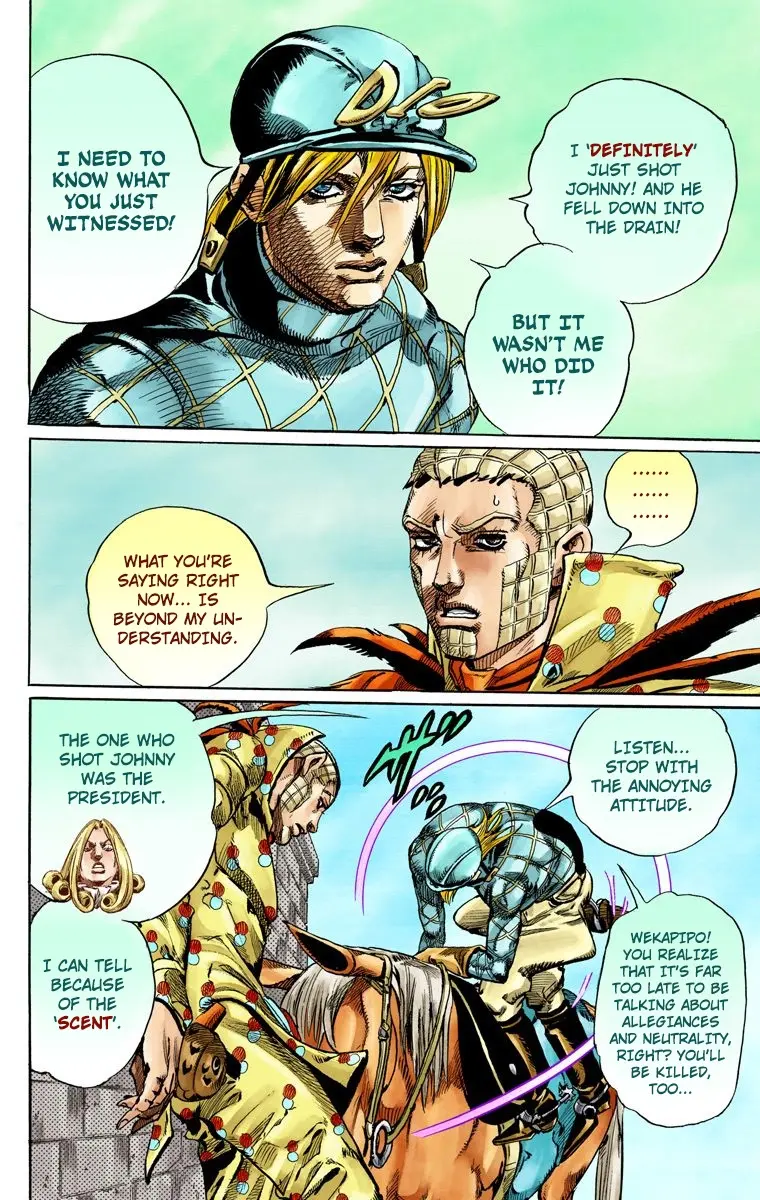 JoJo's Bizarre Adventure Steel Ball Run Colored Manga β Chapter 68 β Page 25