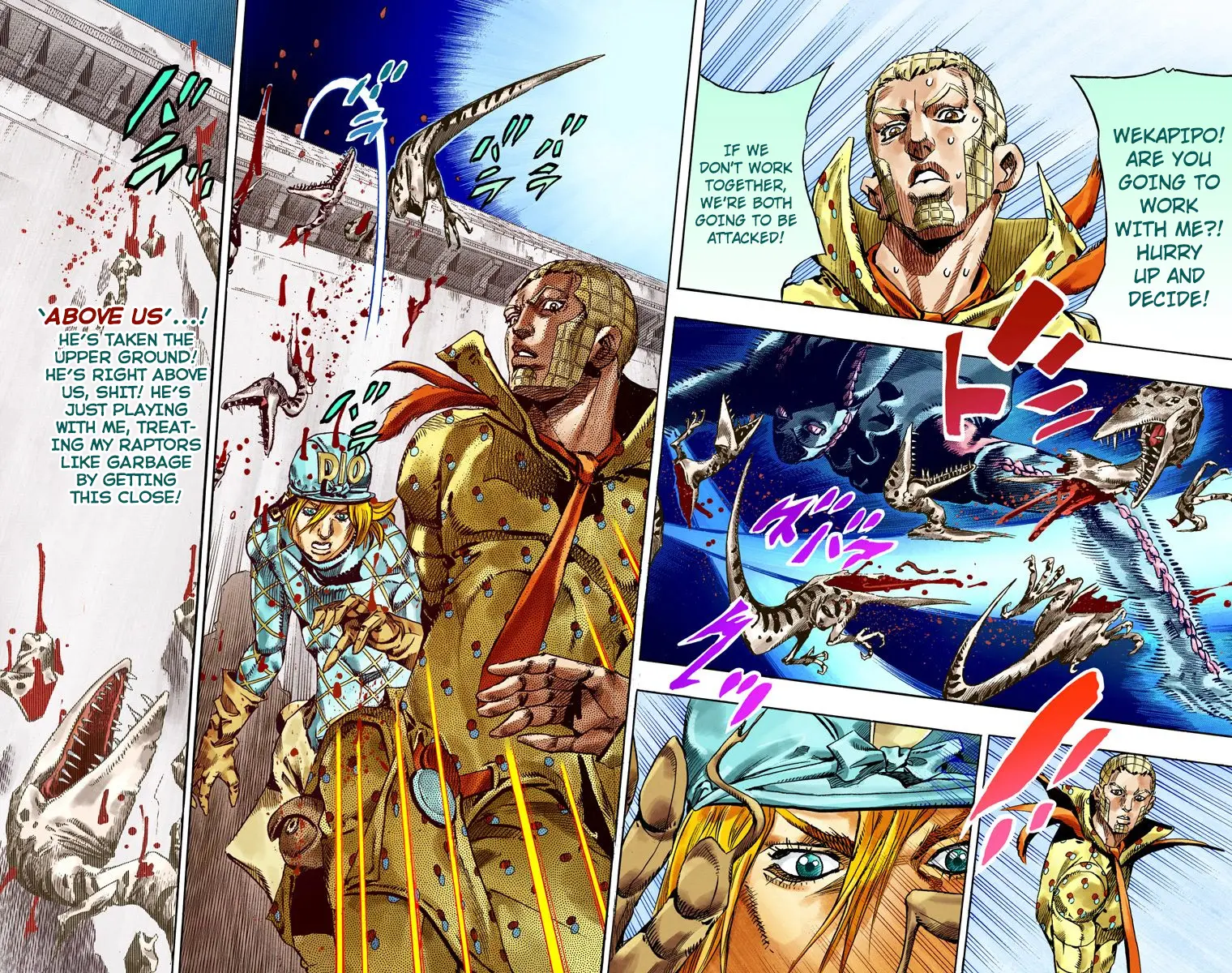 JoJo's Bizarre Adventure Steel Ball Run Colored Manga β Chapter 68 β Page 36