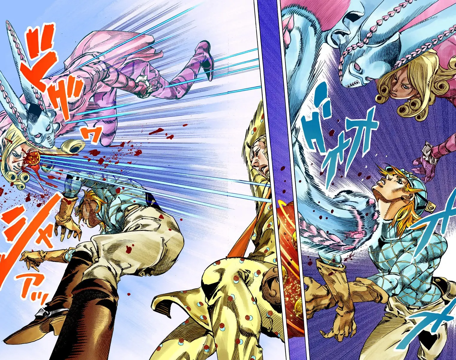 JoJo's Bizarre Adventure Steel Ball Run Colored Manga β Chapter 68 β Page 38