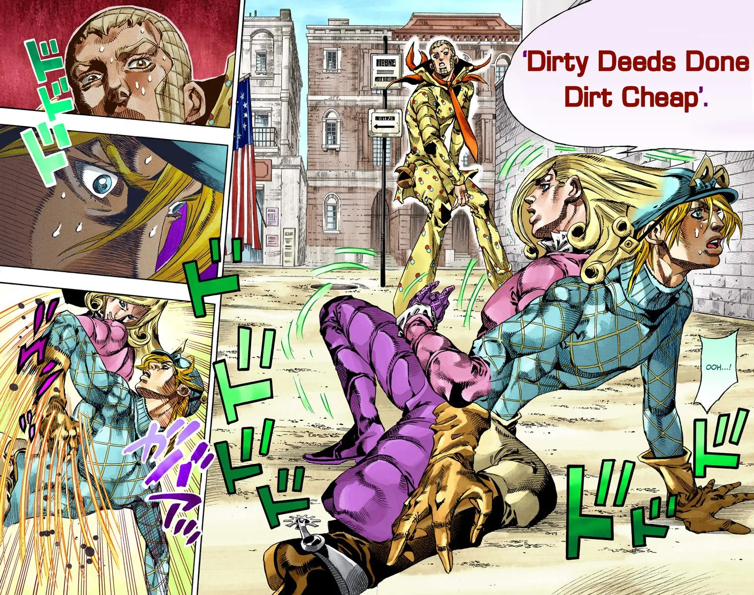 JoJo's Bizarre Adventure Steel Ball Run Colored Manga β Chapter 69 β Page 13
