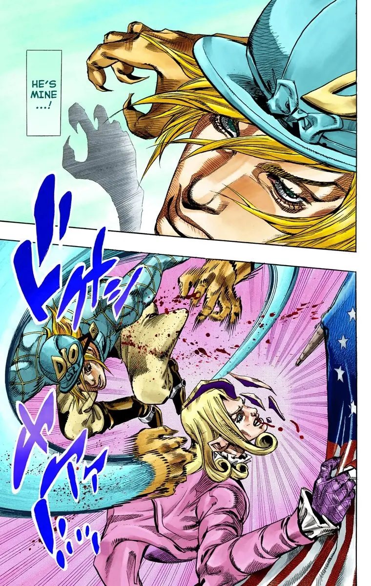 JoJo's Bizarre Adventure Steel Ball Run Colored Manga β Chapter 69 β Page 17
