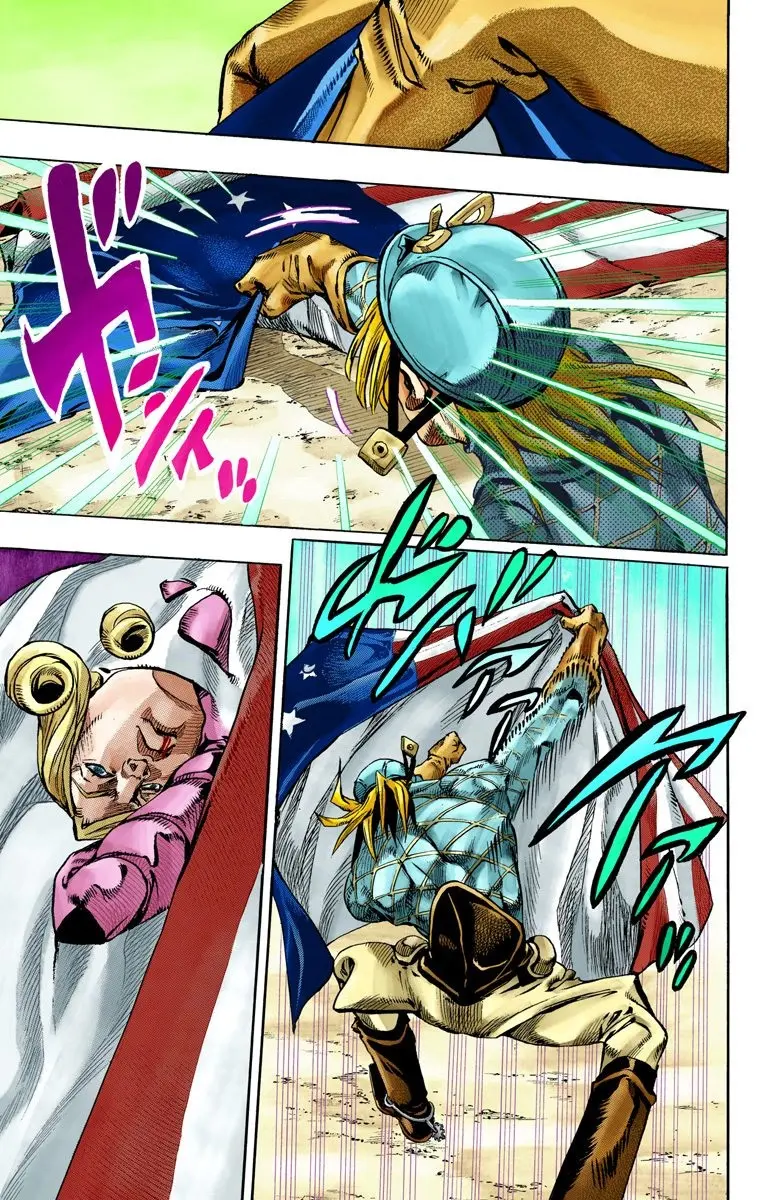 JoJo's Bizarre Adventure Steel Ball Run Colored Manga β Chapter 69 β Page 20