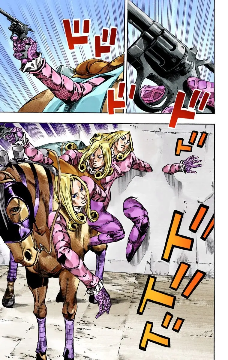 JoJo's Bizarre Adventure Steel Ball Run Colored Manga β Chapter 69 β Page 36