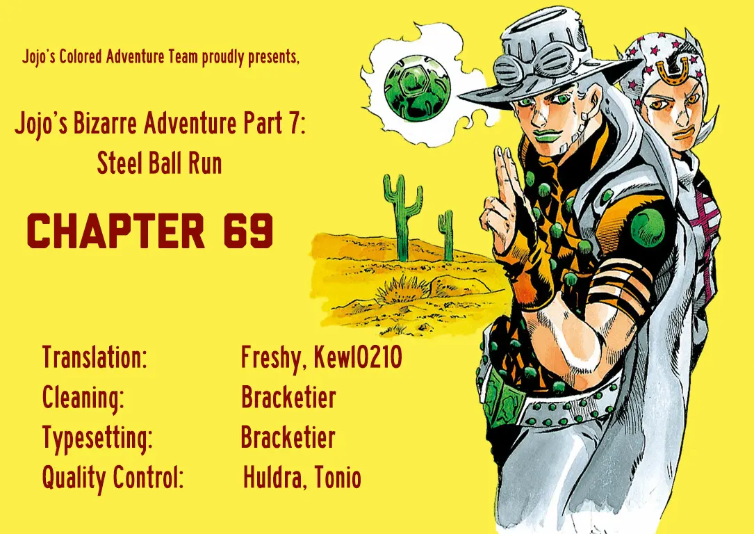 JoJo's Bizarre Adventure Steel Ball Run Colored Manga β Chapter 69 β Page 38
