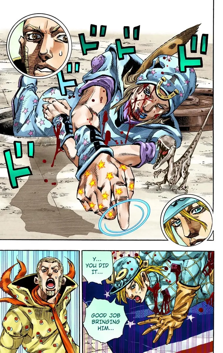 JoJo's Bizarre Adventure Steel Ball Run Colored Manga β Chapter 70 β Page 12