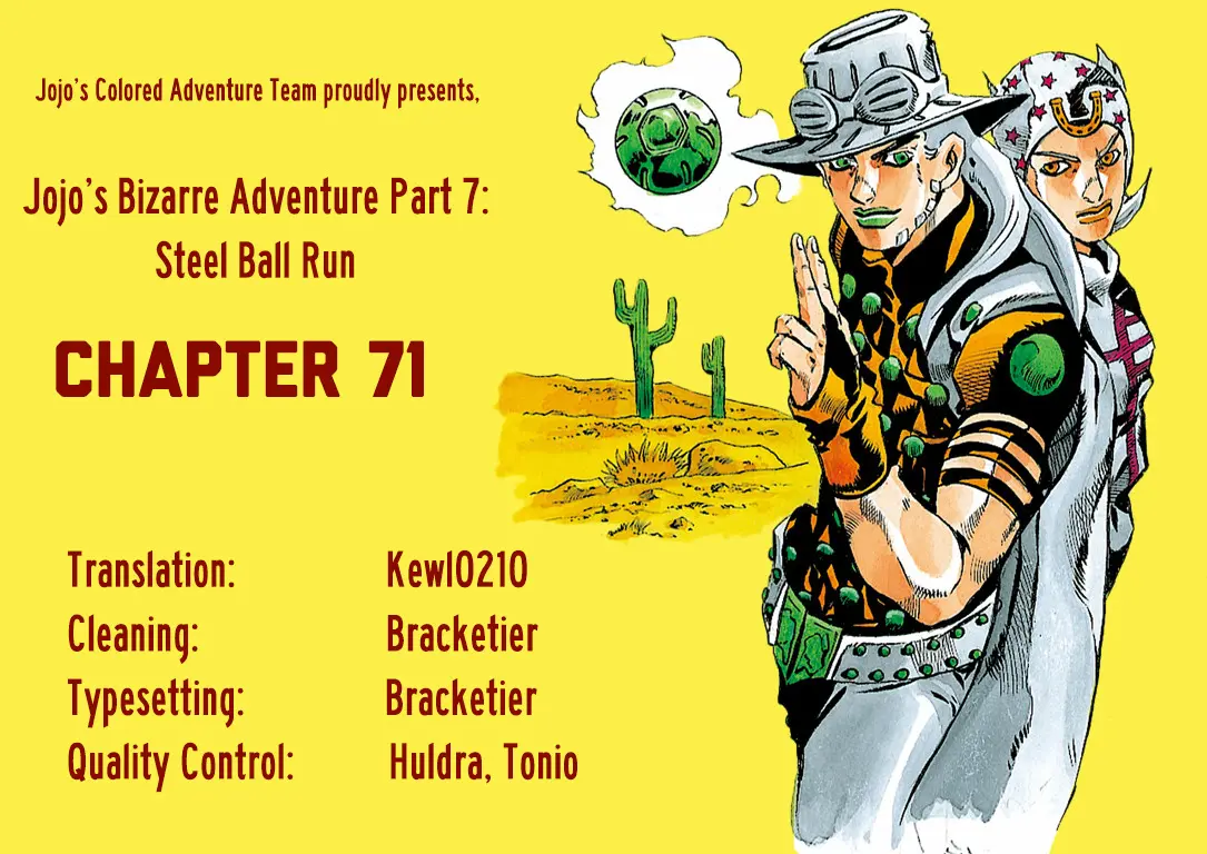JoJo's Bizarre Adventure Steel Ball Run Colored Manga — Chapter 71 — Page 26